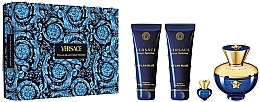 Versace Pour Femme Dylan Blue - Zestaw (edp 100 ml + edp 5 ml + sh/gel 100 ml + b/lot 100 ml) — Zdjęcie N1