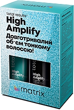 Kup Zestaw upominkowy dodający objętości cienkim włosom - Matrix Total Results High Amplify (shmp/300ml + cond/300ml)