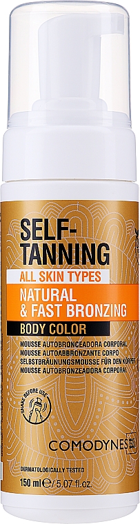 Samoopalacz w piance do ciała - Comodynes Self-Tanning Natural & Uniform Body Color — Zdjęcie N1