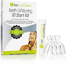 Kup Zestaw - Beconfident Teeth Whitening X1 Start Kit (teeth/gel/10ml + tray/3pcs)