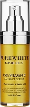 Rozświetlające serum do twarzy z witaminą C - Pure White Cosmetics 15% Vitamin C Radiance Serum — Zdjęcie N1