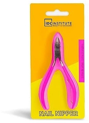 Cążki do skórek, różowe - IDC Institute Neon Nail Nipper — Zdjęcie N1