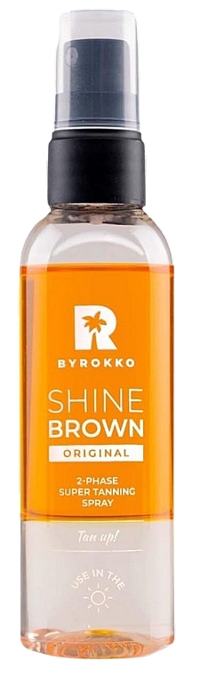 Dwufazowy spray opalający - Byrokko Shine Brown Two-Phase Super Tanning Spray — Zdjęcie N1