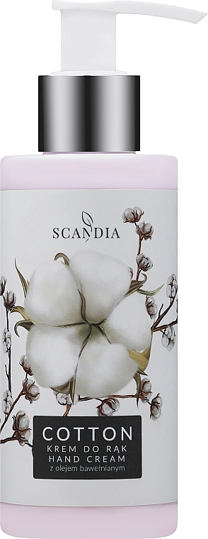 Krem do rąk z olejkiem bawełnianym - Scandia Cosmetics Cotton Hand Cream — Zdjęcie N1