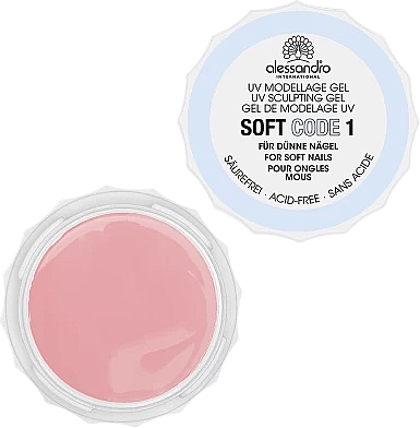 Żel do paznokci - Alessandro International Soft Code Gel 1 — Zdjęcie N1