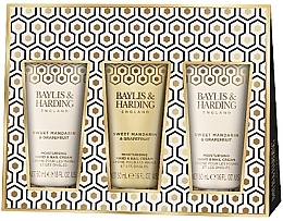 Kup Zestaw - Baylis & Harding Sweet Mandarin & Grapefruit Indulgent Hand Trio Gift Set (h/cr/3x50ml)