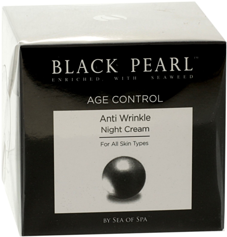 Krem do twarzy przeciw zmarszczkom - Sea Of Spa Black Pearl Age Control Anti-Wrinkle Night Cream For All Types Of Skin