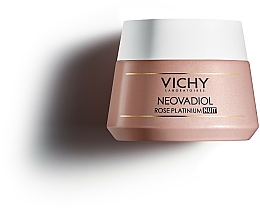 Rewitalizujący krem na noc dla skóry dojrzałej - Vichy Neovadiol Rose Platinum Night Cream — Zdjęcie N3