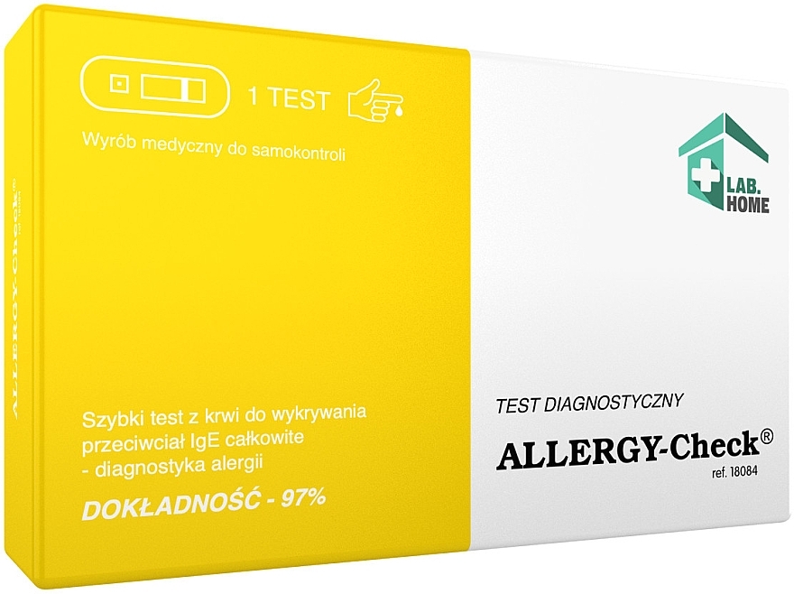 Test diagnostyczny alergii - Lab.Home Allergy-Check — Zdjęcie N1