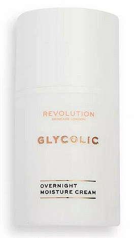 Krem do twarzy na noc - Revolution Skincare Glycolic Overnight Moisture Cream — Zdjęcie N1