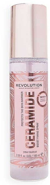 Świecący spray utrwalający makijaż z ceramidami - Makeup Revolution Brightening Setting Spray Ceramide Boost — Zdjęcie N1