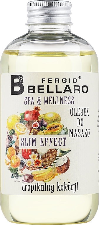 Olejek do masażu ciała Tropikalny koktajl - Fergio Bellaro Massage Oil
