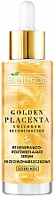 Regenerująco-rozświetlające serum przeciwzmarszczkowe do twarzy - Bielenda Golden Placenta Collagen Reconstructor — Zdjęcie N2