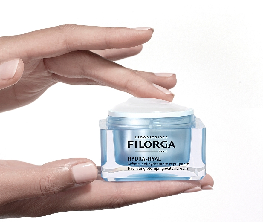 Nawilżający krem-żel do twarzy - Filorga Hydra-Hyal Hydrating Plumping Water Cream — Zdjęcie N4