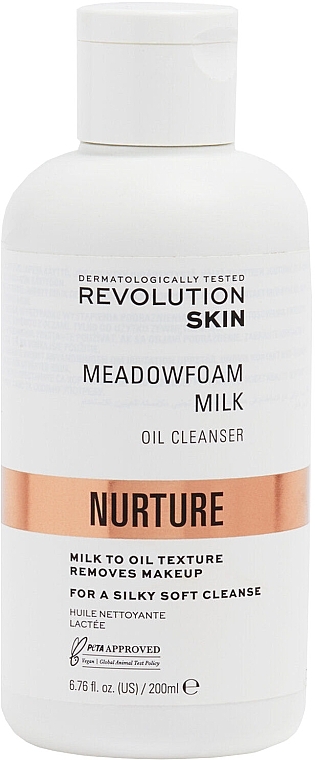 Oczyszczające mleczko do twarzy - Revolution Skincare Meadowfoam Milk Oil Cleanser — Zdjęcie N1