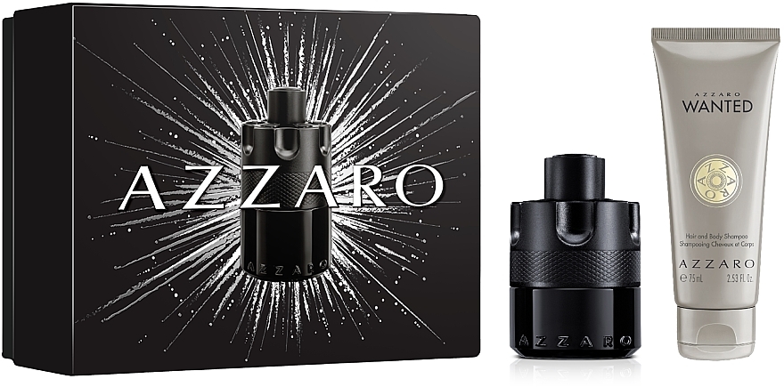 Azzaro The Most Wanted Intense - Zestaw (edp/50ml + sh/75ml) — Zdjęcie N1