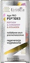 Multiaktywne serum przeciwzmarszczkowe z peptydami, ceramidami i kolagenem Regeneracja i wygładzenie - Efektima Age PRO Peptides Multiactive Anti-wrinkle Regenerating & Smoothing Serum — Zdjęcie N2