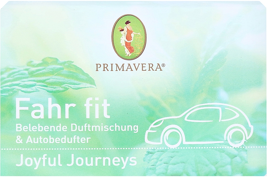Zestaw do samochodu - Primavera Car Fragrance Gift Set Drive Cool (oil/5ml + ass/5pcs + ass/1pcs) — Zdjęcie N2