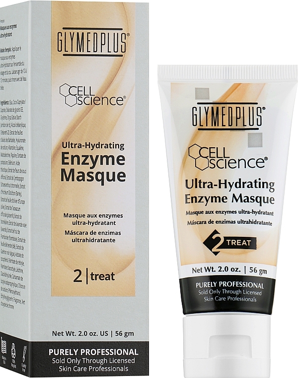 Ultranawilżająca maska do twarzy z enzymami - GlyMed Plus Cell Science Ultra-Hydrating Enzyme Masque — Zdjęcie N2