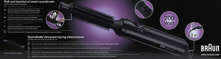 Lokówko-suszarka do włosów - Braun Satin Hair 1 AS110 — Zdjęcie N3
