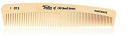 Męski grzebień kieszonkowy do włosów, 12,5 cm, kość słoniowa, I013 - Taylor of Old Bond Street Fine/Coarse Teeth Pocket Comb — Zdjęcie N2