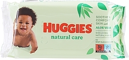 Chusteczki nawilżane dla dzieci, 56 szt. - Huggies Natural Care — Zdjęcie N1