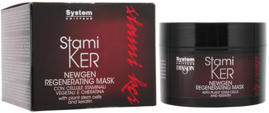 Regenerująca maska do włosów na bazie komórek macierzystych i keratyny - Dikson Stamiker Newgen Regenerating Mask