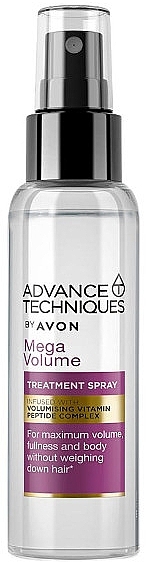 Lakier do włosów zwiększający objętość - Avon Advance Techniqies Mega Volume Treatment Spray — Zdjęcie N1