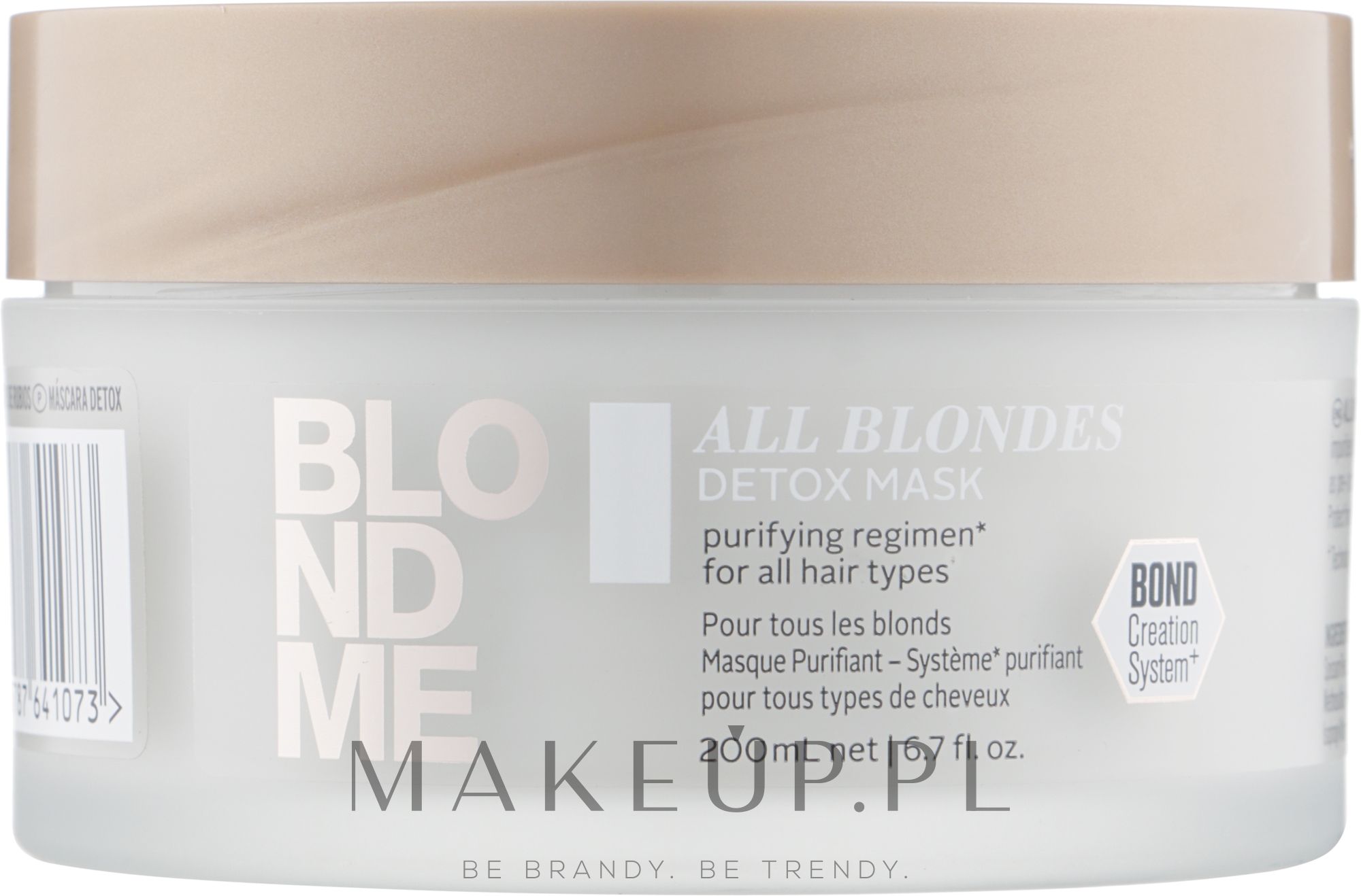 Oczyszczająca maska do włosów - Schwarzkopf Professional Blondme All Blondes Detox Mask — Zdjęcie 200 ml