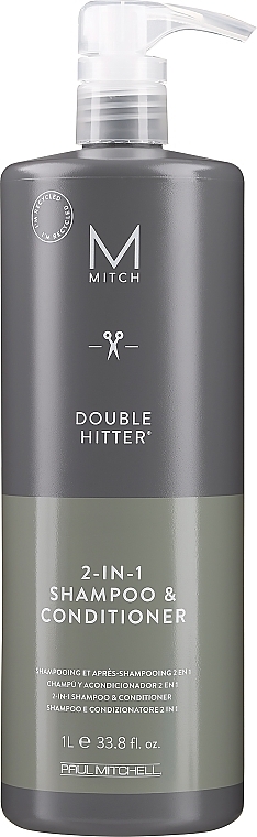 Szampon i odżywka 2 w 1 - Paul Mitchell Mitch Double Hitter 2 in 1 Shampoo & Conditioner — Zdjęcie N3