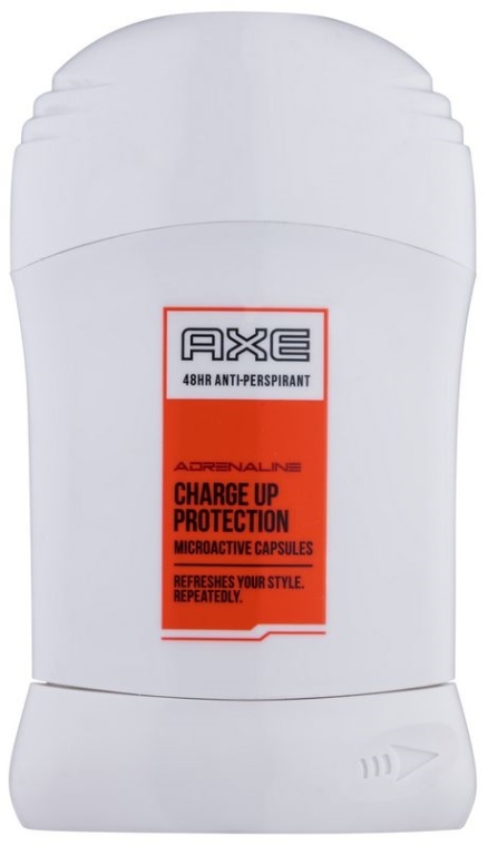 Antyperspirant w sztyfcie dla mężczyzn - Axe Adrenaline Charge Up Protection — фото N1