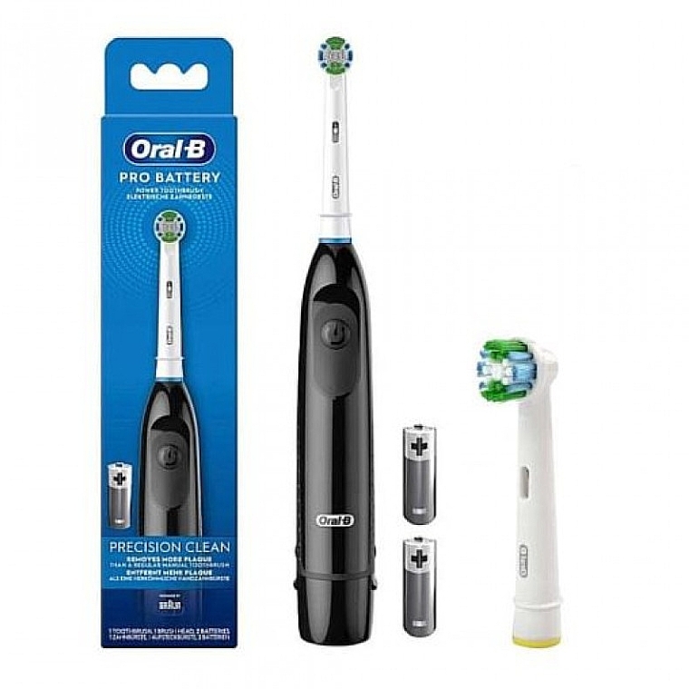 Elektryczna szczoteczka do zębów, czarna - Oral-B Pro Battery DB5 Black — Zdjęcie N1