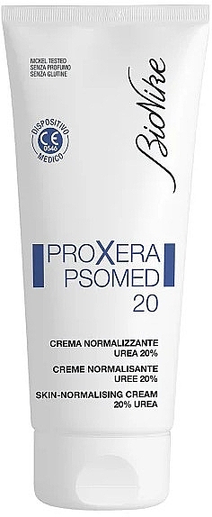 Krem normalizujący z mocznikiem - BioNike Proxera Psomed 20 Skin-Normalising Cream — Zdjęcie N1