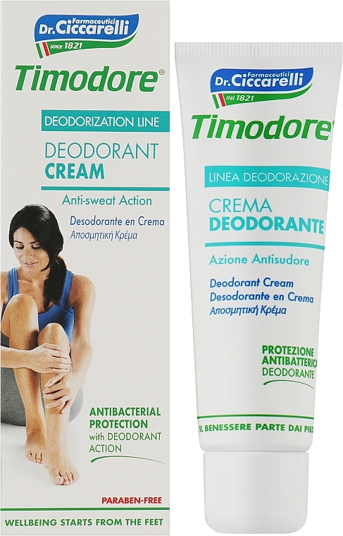 Dezodorant w kremie do stóp - Timodore Deodorant Cream — Zdjęcie N2