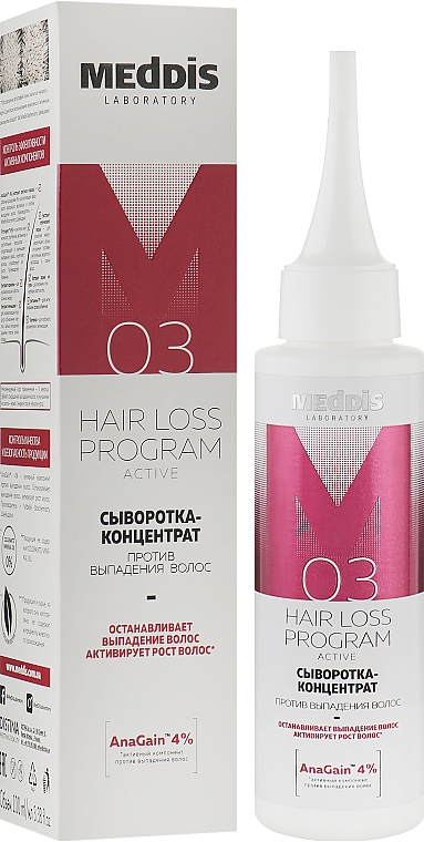 Serum przeciw wypadaniu włosów - Meddis Hair Loss Program Active Serum