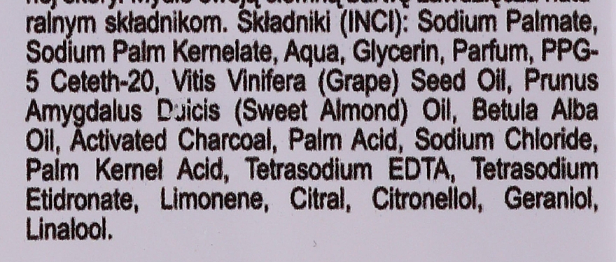 Mydło z dziegciem brzozowym i węglem aktywnym - Scandia Cosmetics — Zdjęcie N4