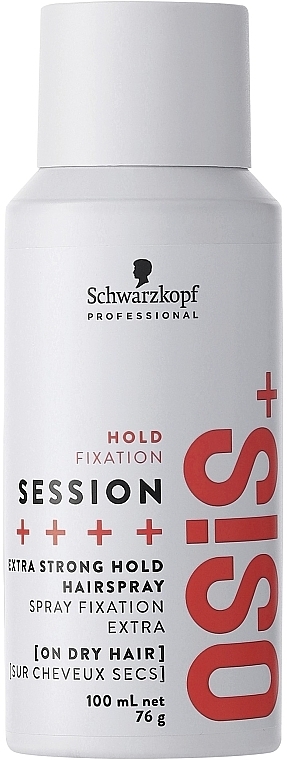 Ekstramocny lakier do włosów - Schwarzkopf Professional Osis+ Session Extreme Hold Hairspray — Zdjęcie N1