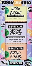 Zestaw - Beauty Jar Set (brow/mask/15ml + brow/oil/15ml + brow/scrub/15ml)  — Zdjęcie N1