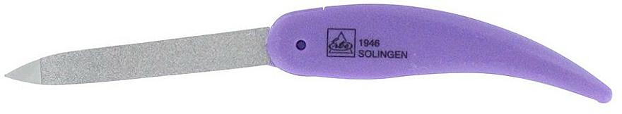 Składany pilnik do paznokci 91946, fioletowy - Erbe Solingen — Zdjęcie N1