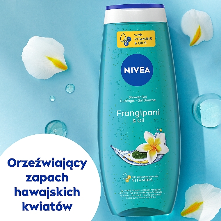 Żel pod prysznic - NIVEA Frangipani & Oil — Zdjęcie N3