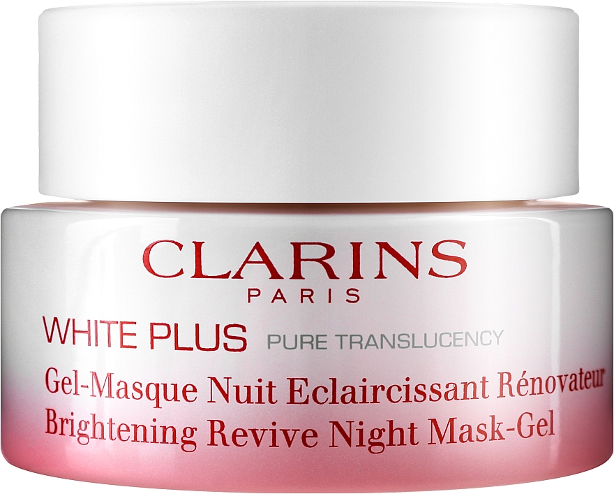Rozjaśniająca żelowa maska do twarzy na noc - Clarins White Plus Brightening Revive Night Mask-Gel — Zdjęcie N1