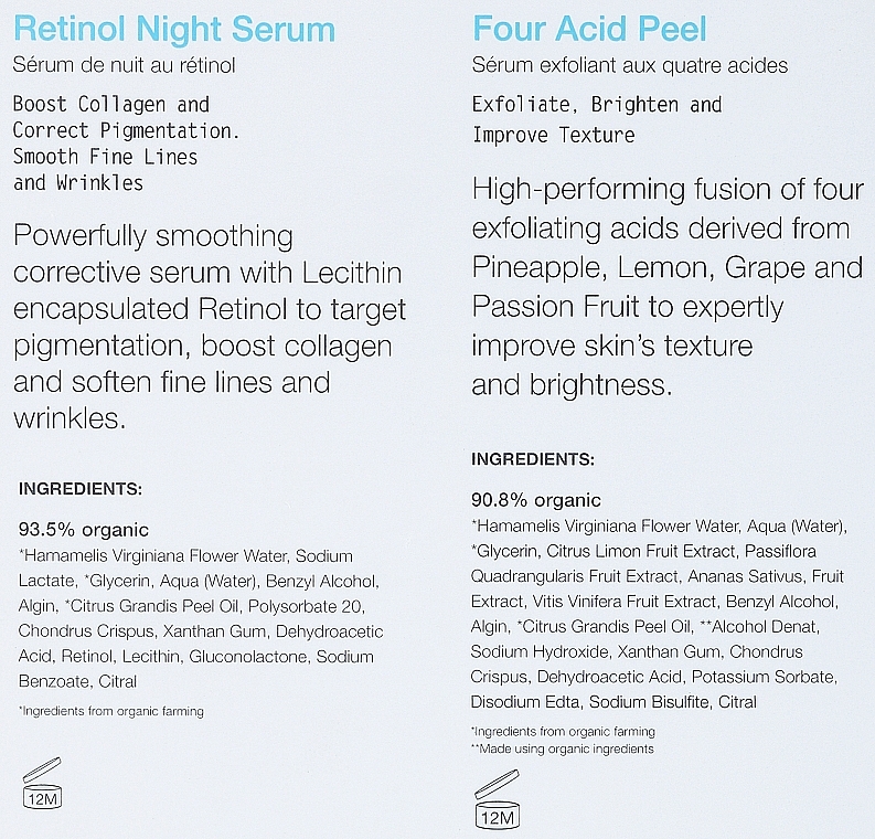 Zestaw kosmetyków do pielęgnacji twarzy - The Organic Pharmacy Night Renew Glow Kit (ser/2x30ml) — Zdjęcie N3