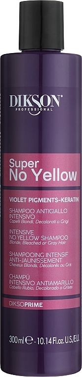 Szampon neutralizujący żółty odcień - Dikson Super No-Yellow Shampoo — Zdjęcie N1