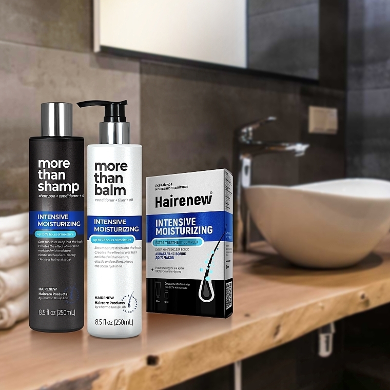 Intensywnie nawilżający szampon do włosów - Hairenew Intensive Moisturizing Shampoo — Zdjęcie N4