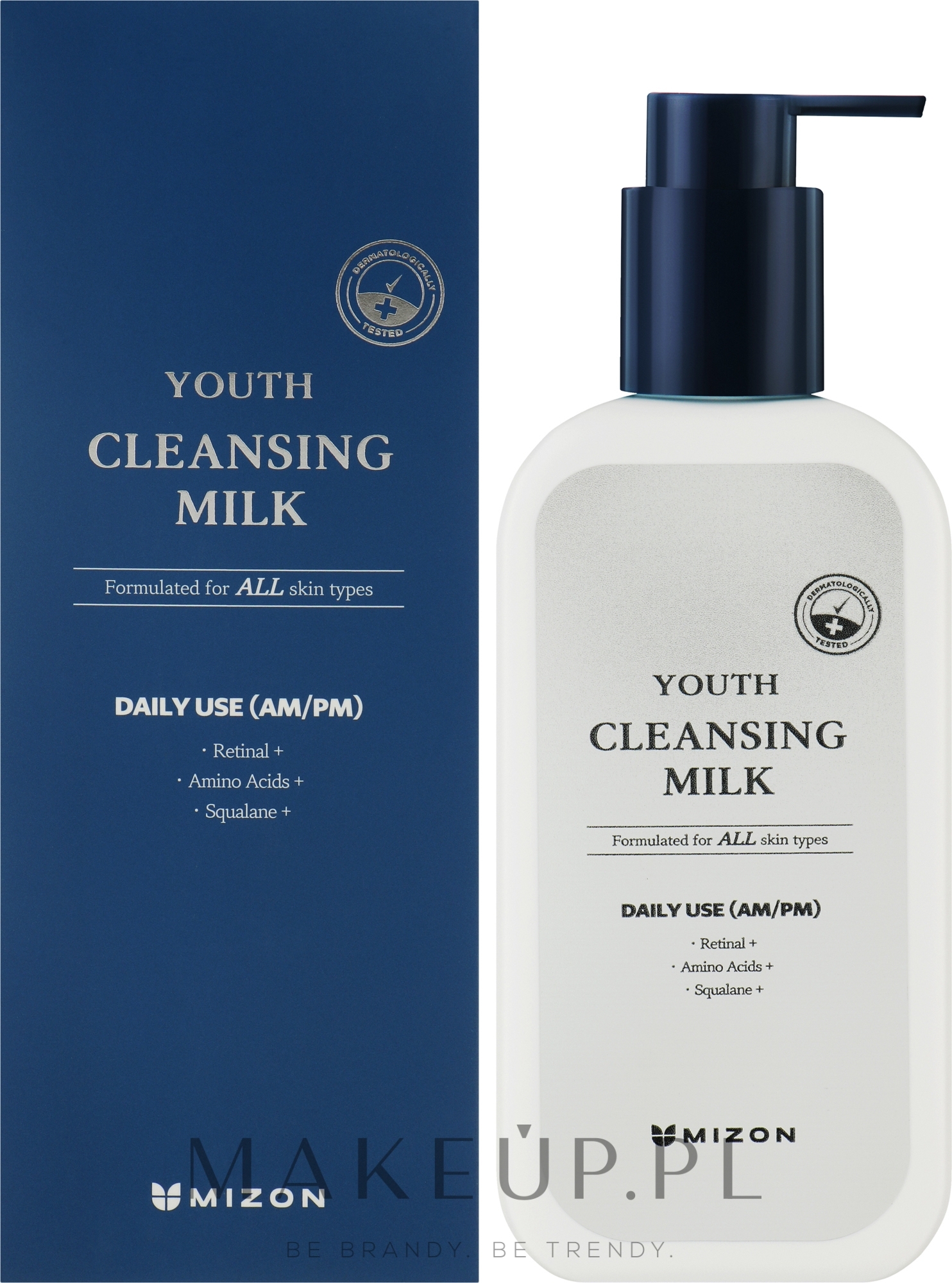 Mleczko oczyszczające do twarzy - Mizon Youth Cleansing Milk — Zdjęcie 200 ml