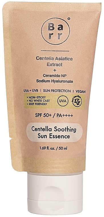 Esencja przeciwsłoneczna z ekstraktem z centelli - Barr Centella Smoothing Sun Essence SPF50+ PA++++ — Zdjęcie N1