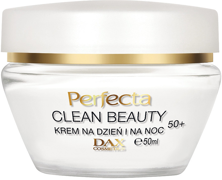 Przeciwzmarszczkowy krem do twarzy na dzień i na noc 50+ - Perfecta Clean Beauty Face Cream — Zdjęcie N1