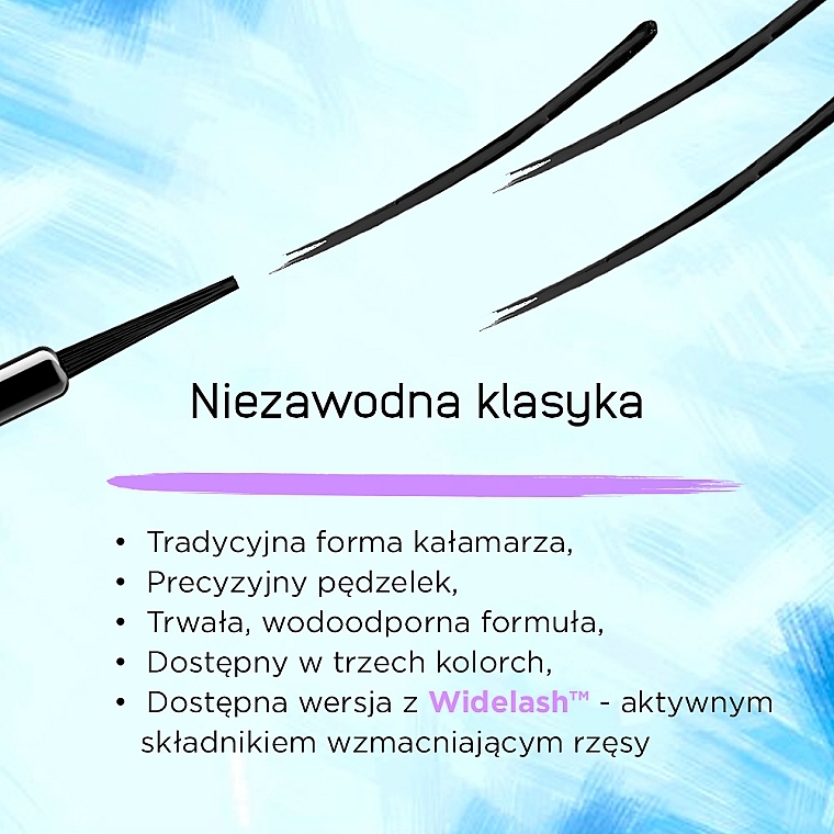 PRZECENA! Ultraprecyzyjny eyeliner w kałamarzu - Eveline Cosmetics Celebrities  * — Zdjęcie N2