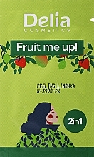 Peeling do twarzy i ciała o zapachu limonki - Delia Fruit Me Up! Face & Body Peeling (próbka) — Zdjęcie N1