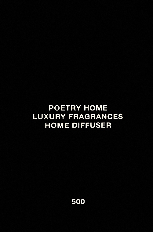 Poetry Home L’etreinte De Paris Black Square Collection - Perfumowany dyfuzor zapachowy — Zdjęcie N5